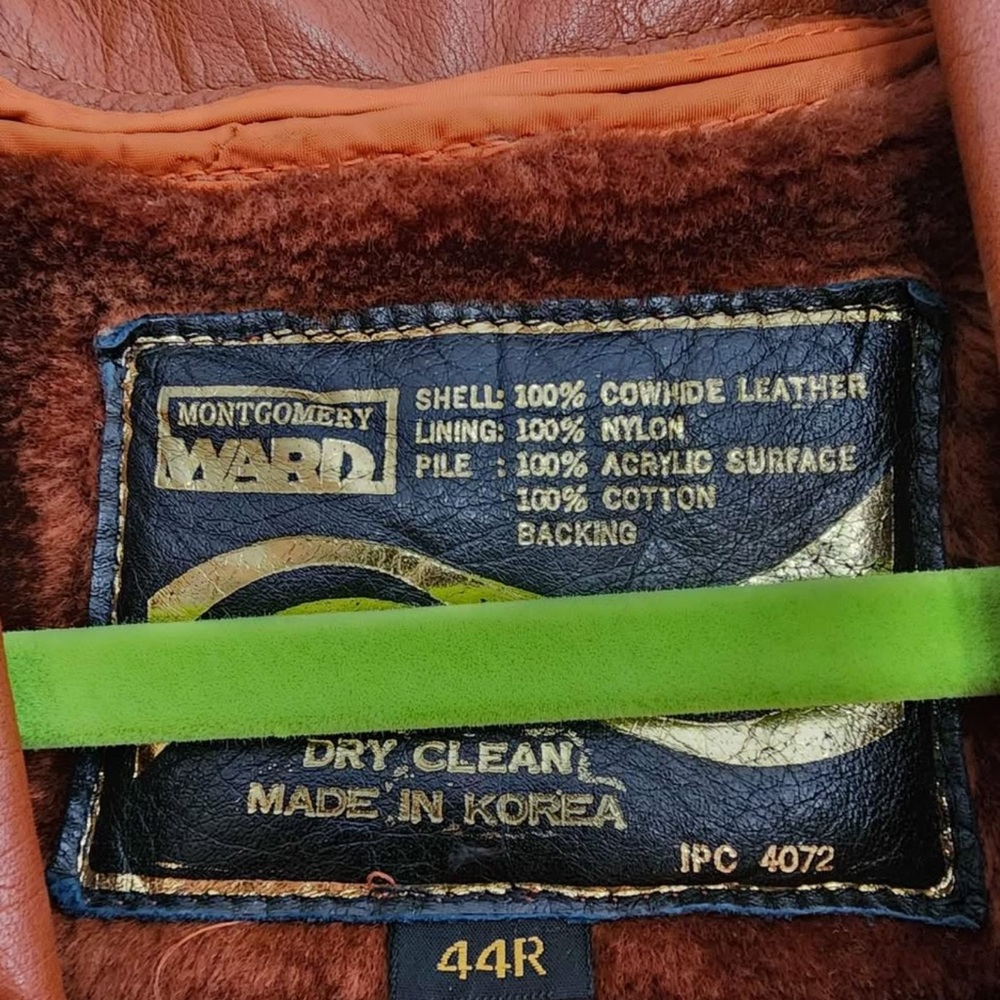 Mens’s Tan Cow hide Leather Jacket - Picture 2 of 6